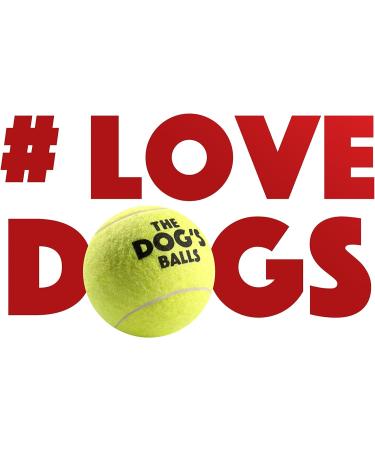 The Dog's Balls Dog Tennis Balls 6-Pack Yellow Dog Toy Strong Dog & Puppy Tennis Ball 6 Medium Balls Yellow - Buy Online on GoSupps.com