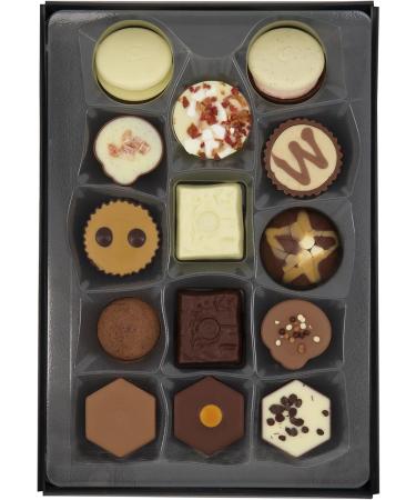  Hotel Chocolat Hotel Chocolat Patisserie H-Box - 14 dessert-inspired chocolates 180g - Gifts for birthdays thank yous congratulations wedding anniversaries - Gifts for him and her - Buy Online on GoSupps.com