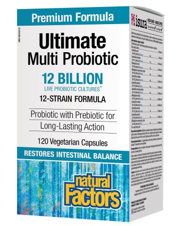 Natural Factors - Probiotic Ultimate Multi - 120 Vegetarian Capsules
