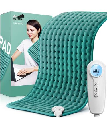 Heating Pad for Back Neck Shoulder Pain Relief  Gifts for Women  Men  Mom  Dad  Christmas  Mothers Day  Fathers Day  Electric Heating Pads with Auto Shut Off & 6 Heat Settings  Moist Dry Heat Options X-Large