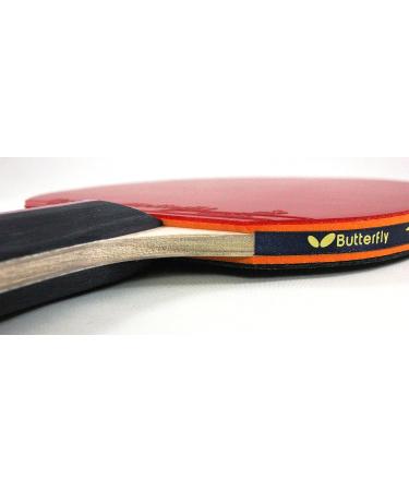 Butterfly B302FL Shakehand Table Tennis Racket | China Series | Smooth Rubber | Beginner Level Set - Buy Online on GoSupps.com