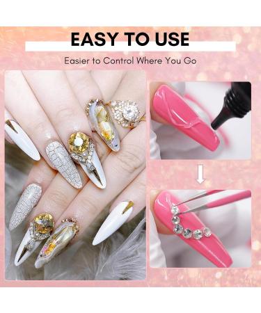 15g Makartt Nail Rhinestone Glue Gel Kit - Super Adhesive for Crystal Stones - Buy Online on GoSupps.com