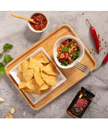 BOILING POINT Garlic Chili Crunch  Spicy and Crunchy Asian Cooking Sauce  Crispy Dipping Sauce  Hot Seasoning Condiment for Making Mapo Tofu  Pork Belly  Ribs  and Vegetables  7.4 oz.(Pack of 2) - Buy Online on GoSupps.com