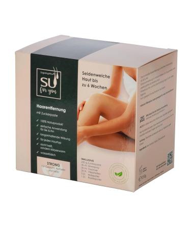 Sugaring4You +1 Sugar Paste Beauty Set | Gentle Hair Removal for Intimate Areas & Armpits | Unisex Sugar Wax Kit with SilverSpray & Developer | 250g - Buy Online on GoSupps.com