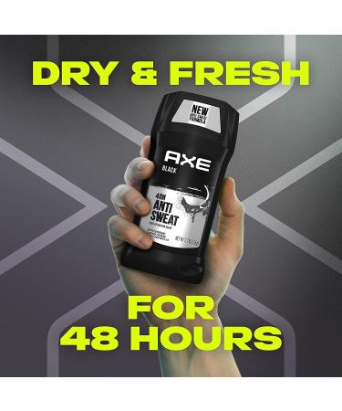 AXE Black Antiperspirant Deodorant Stick 2.7 Oz - Pack of 2 - Buy Online on GoSupps.com