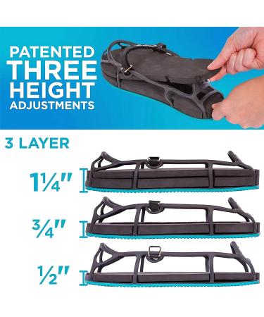 Even-up Limb Levelling Device - Single Device - Left and Right - Equalise Limb Length while wearing Fracture Boot Medical Shoe or Cast Protector (UK 7-9) - Buy Online on GoSupps.com