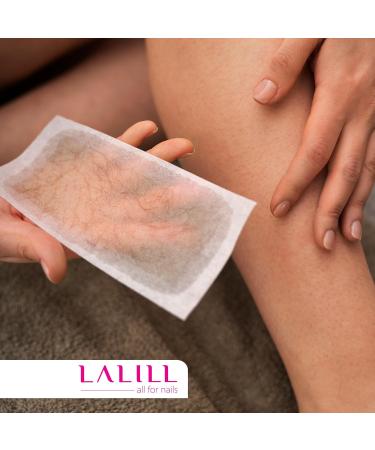 Lalill Fleece Strips - 100 Hair Removal Wax Strips for Face & Body | Bulk Epilation Waxing - Ideal for Warm Wax & Sugar Paste - Buy Online on GoSupps.com