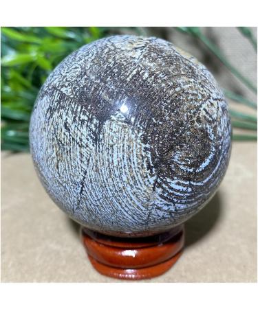 Brazil Black Line Agate Sphere Natural Quartz Crystal Gift Home Furnishing Articles Ball+Stand 1pc (Color : 200-210g) - Buy Online on GoSupps.com
