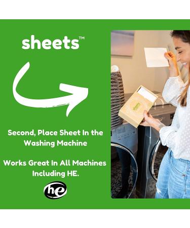 Sheets Laundry Club: Eco-Friendly Fresh Linen Detergent Sheets - 100 Loads - Shark Tank Featured - No Plastic Jug - Liquid-Less Technology - 50 Count Pack - Buy Online on GoSupps.com