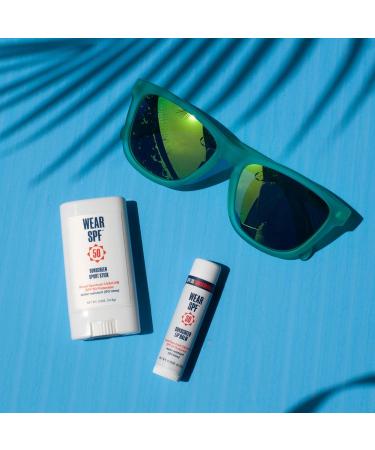 50 Sunscreen Sport Stick - Broad Spectrum SPF 50 Water & Sweat Resistant Portable Face & Body Protection - Buy Online on GoSupps.com