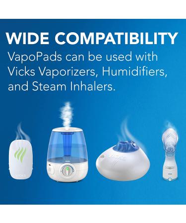 Vicks VapoPads 20 Count - Soothing Menthol Vapor Pads for Humidifiers and Vaporizers - Buy Online on GoSupps.com