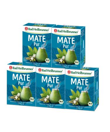 Bad Heilbrunner Mate Pur Tea - Classic South American Mate with Turmeric - 5x15 Filter Bags for a Harmonious Experience - International Shipping Available - Buy Online on GoSupps.com