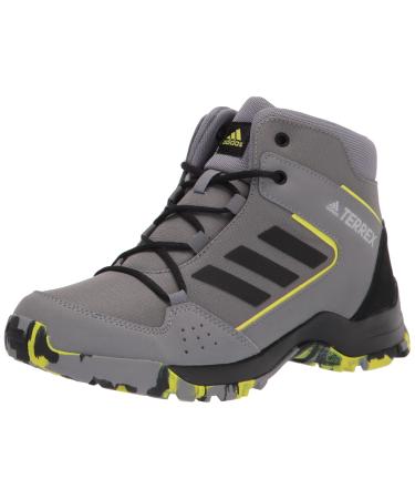 adidas unisex-child Terrex Hyperhiker Hiking Shoes 5.5 Little Kid Grey/Black/Grey