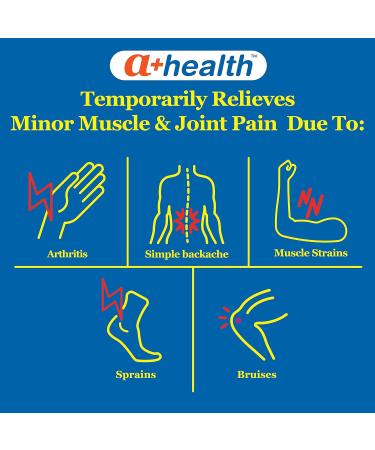A+Health CoolHeat Roll On 2.5 fl Ounces | Menthol 16% Maximum Strength | Pain Relief Liquid | Made in USA - Buy Online on GoSupps.com