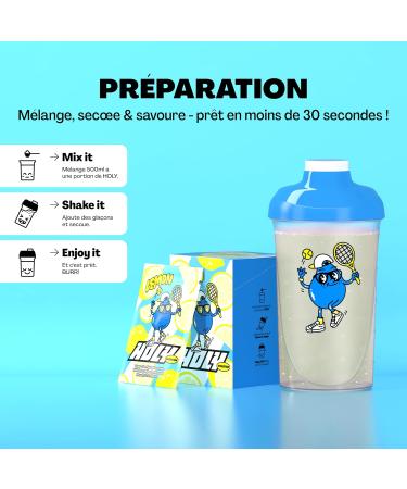 HOLY Hydration Lot de 10 bo tes de d gustation Lemon avec poudre au go t citron | 10 portions d' lectrolytes et min raux pr cieux | Boisson d'hydratation | V g talien avec ar mes de fruits 100 - Buy Online on GoSupps.com