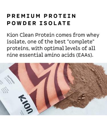 Kion Clean Protein | Grass-Fed & Pasture-Raised Whey Isolate Protein Powder | Smooth Vanilla | 30 Servings Vanilla 1.54 Pound (Pack of 1) - Buy Online on GoSupps.com
