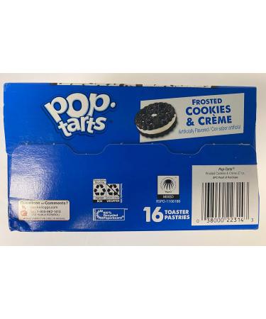 Pop Tarts Cookies and Cream 16 Tarts - Buy Online on GoSupps.com