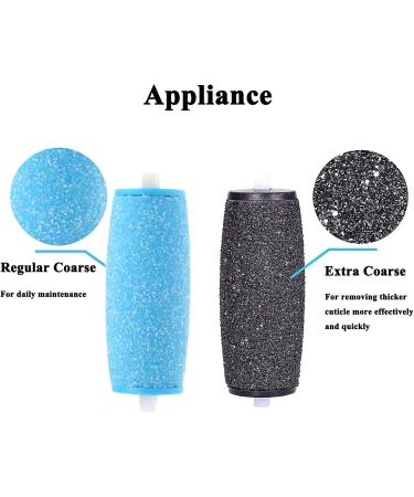 14-Pack Extra Coarse Mineral Replacement Rolls for Velvet Smooth Corneal Remover - Diamond Particles (7 Extra Rough & 7 Uniform Rough) - Buy Online on GoSupps.com