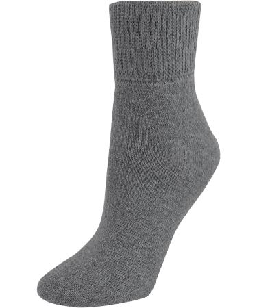 Luxury Divas Women's 3-Pack Diabetic Ankle Socks - Black, White, Gray - Buy Online on GoSupps.com