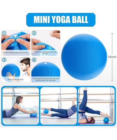Yoga Blocks Set with Mini Ball, Resistance Bands, Jump Rope & Gym Bag - Pilates & Stretching Accessories - Buy Online on GoSupps.com