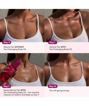 Coco & Eve Firming & Tan Prolonging Peptide Body Oil. Up to 28 Days Natural Tan Extender. After Sun Care with Tropical Oils Vitamins C & E for Nourished Glowy & Visibly Firmer Skin. (5.75 fl oz) - Buy Online on GoSupps.com