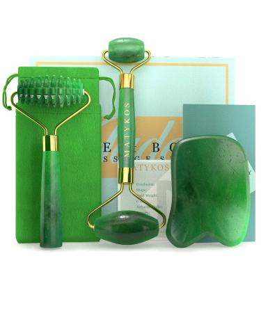 Matykos Complete Skincare Routine - 24K Gold and Caviar Under Eye & Forehead Patches with Jade Kit - Buy Online on GoSupps.com