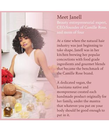 Camille Rose Black Castor Oil & Chebe Shampoo Invigorating Scalp Treatment for Strong Shiny Moisturized Hair | 12 fl oz | All Hair Types - Buy Online on GoSupps.com