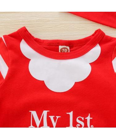 Loalirando Baby Santa Claus Christmas Romper | My First Xmas Outfit 6-12 Months - Buy Online on GoSupps.com