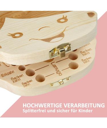 Little Moonshine Original Tooth Box - Wooden Milk Teeth Keepsake for Boys & Girls | Tooth Fairy Stories | Perfect Gift for Baptism & Birthday - Buy Online on GoSupps.com