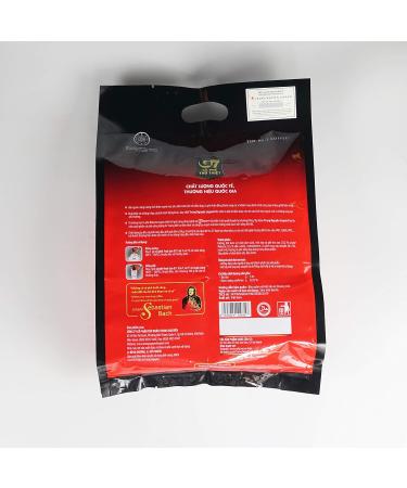 TRUNG NGUYEN G7 3-IN-1 Instant Coffee - Strong Vietnamese Coffee with Non-dairy Creamer and Sugar - 50 Sachets, Traditional Flavor and Aroma - Buy Online on GoSupps.com