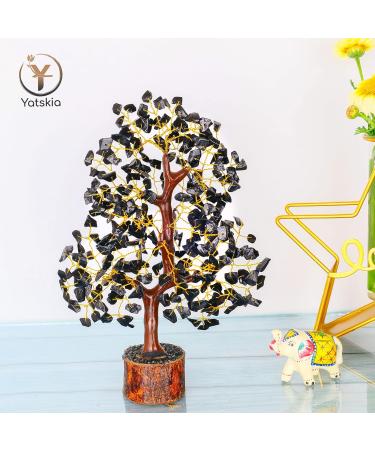 Black Tourmaline Healing Crystal Money Tree - Chakra Balancing Home Decor & Spiritual Gift | Reiki Energy Balancing Tree #4 - Buy Online on GoSupps.com