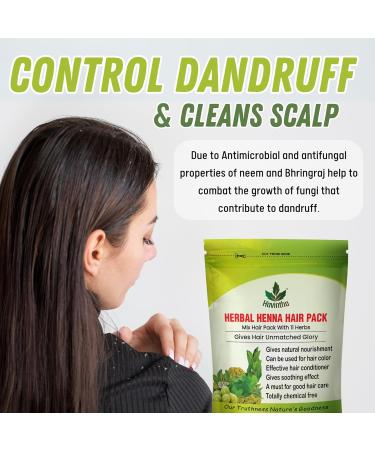 Havintha Natural Herbal Henna Hair Pack - 11 Herbs Mehandi Powder (227g) | Boost Hair Health & Shine | International Shipping Available - Buy Online on GoSupps.com