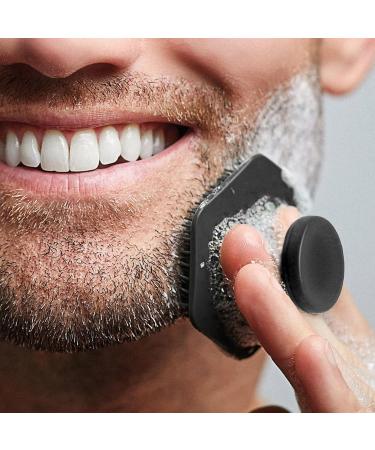 SULIVES Silicone Face Scrubber Brush - Soft Bristle Manual Facial Cleansing Exfoliator for Pores - Skin Care for Men & Women - Bath Shower & Makeup Set (Black) - Buy Online on GoSupps.com