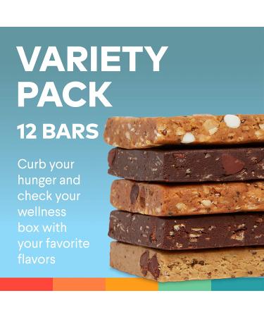 R.E.D.D. Vegan Protein Bar Variety Pack - 12 Bars | Plant-Based, Low Sugar, Gluten-Free, Dairy-Free, High Fiber, Probiotic Snack - Buy Online on GoSupps.com