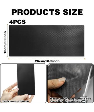 4Pcs Non-Slip Shoe Sole Protector Pads - Anti-Slip Grips for Heels & Sneakers | Durable Sole Repair Accessories (Black - Buy Online on GoSupps.com