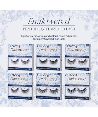 iEnvy Emflowered 3D Flared Fake Eyelashes - Natural Blooming Effect | International Shipping Available - Buy Online on GoSupps.com