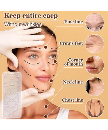 Forehead Wrinkle Patches 11Pc Silicone Frown Facial Patches Reusable Forehead Wrinkles Treatment Silicone Face Patches Smooth Eye Mouth Forehead Wrinkles Anti-Ageing Wrinkl Treatment for Women - Buy Online on GoSupps.com