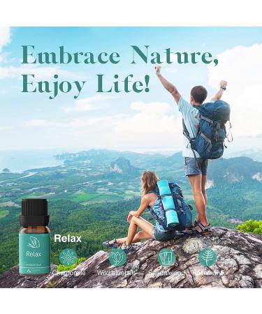 ASAKUKI Essential Oil Blends Gift Set - Calming Dreams, Breathe, Relaxing Mood - Aromatherapy Oils for Home Diffusers, Humidifiers, and Massage - 6x10ml - Buy Online on GoSupps.com