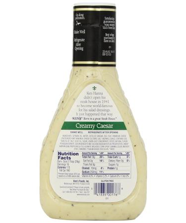 Ken's Foods Creamy Caesar Salad Dressing 16 Fl Oz - Pack of 1 - Buy Online on GoSupps.com