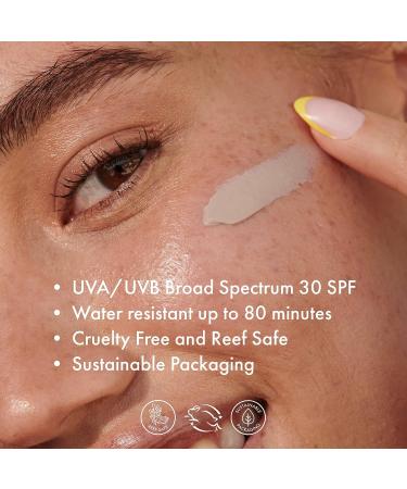 Unsun Tinted Face Sunscreen SPF 30 - Water-Resistant Primer & Color Corrector - 1.7 Fl Oz (Light/Medium) - Buy Online on GoSupps.com