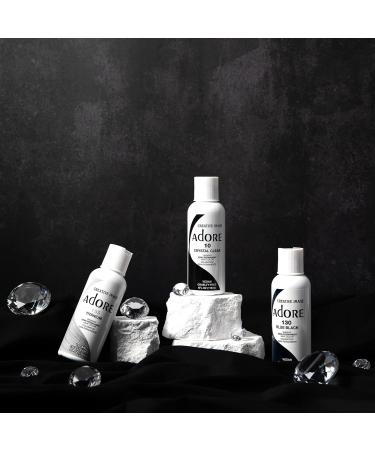 Adore Shining Semi Permanent Hair Colour Titanium 155 - 118ml | Pack of 1 - Buy Online on GoSupps.com