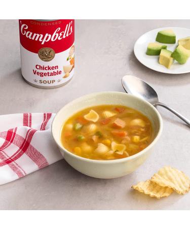 Campbell's Condensed Chicken Vegetable Soup 10.5 oz (Pack of 12) - Packaging Variations - Buy Online on GoSupps.com