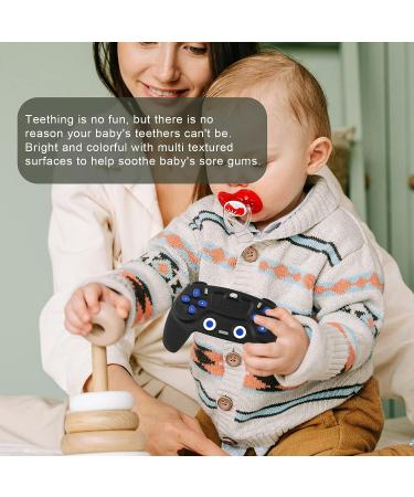Silicone Game Controller Baby Teether Toy for Grasping Activities - Infant Educational Chew Toy for Newborn Boys and Girls - Buy Online on GoSupps.com