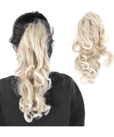 Long Curly Ponytail Wig Claw Clip Hair Extensions Wig for Parties Halloween Cosplay and Daiuly Wear Hairpiece Women Female Wavy Wig 50cm(2) - Buy Online on GoSupps.com