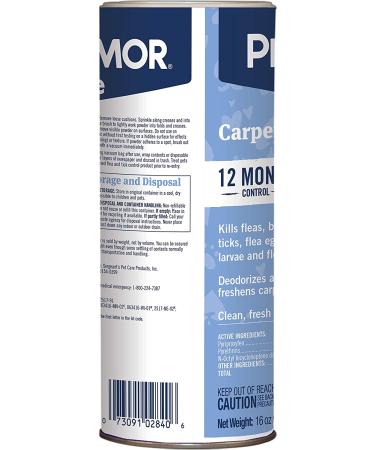 PetArmor 16oz Home Carpet Powder for Fleas and Ticks - Protects and Deodorizes Carpets - Buy Online on GoSupps.com