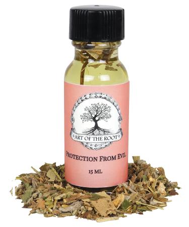 Protection from Evil Oil by Art of the Root | Handmade Oil | Metaphysical, Wiccan, Pagan, & Magick | Negative Energy, Psychic Attacks & Evil Intentions
