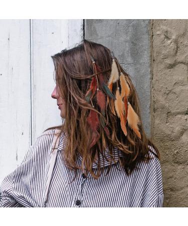 SHERCHPRY Cosplay Wig 6pcs Tassel Barrette Hair Extensions - Rainbow Hair Extensions for Halloween Props and Boho Hair Ties - Buy Online on GoSupps.com