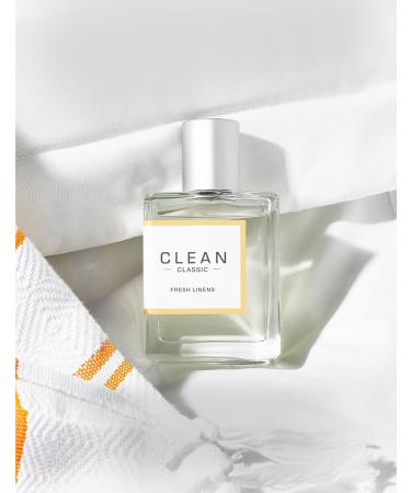 CLEAN CLASSIC Eau de Parfum Light Casual Perfume Layerable Spray Fragrance Formulated with Vegan Phthalate-Free & Paraben-Free Ingredients 1 Fl Oz (Pack of 1) Fresh Linens - Buy Online on GoSupps.com