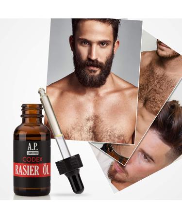 A.P.Donovan Shaving Oil for Men | Sustainable Shave with Sandalwood | Perfect for Beard Contours | Codex Beard Care Series - Buy Online on GoSupps.com