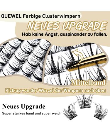 Shop Sparkle-D 12mm Individual Eyelash Clusters - D Curl DIY Eyelash Extensions for Stunning Eye Makeup - Buy Online on GoSupps.com